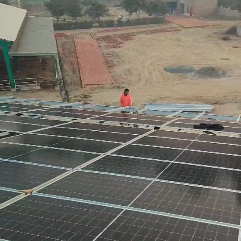 100KW OnGrid Solar System Al Rehmat Farm Samundri Punjab