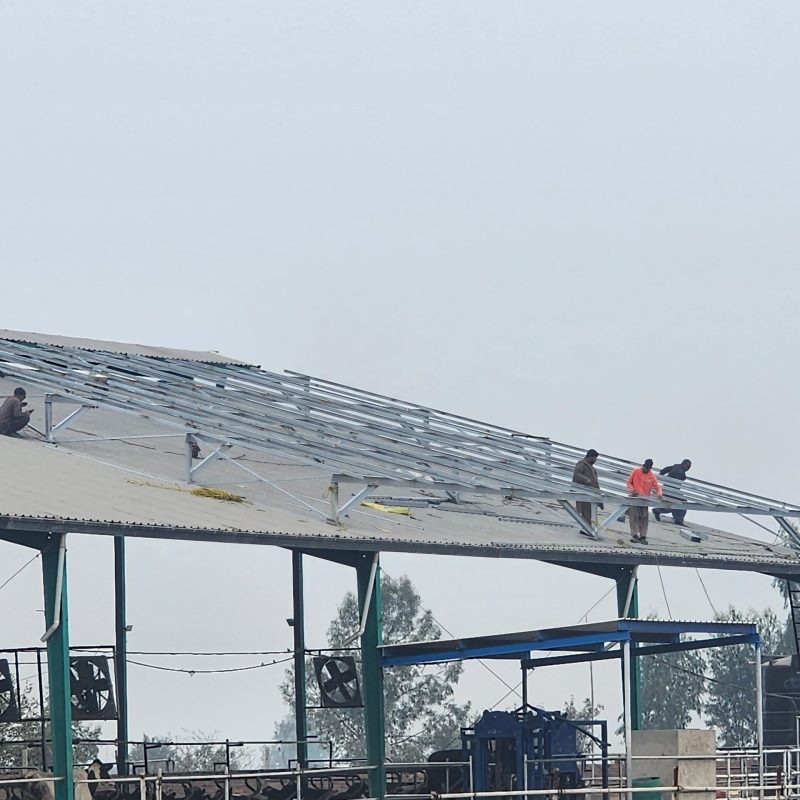 100KW OnGrid Solar System Al Rehmat Farm Samundri Punjab