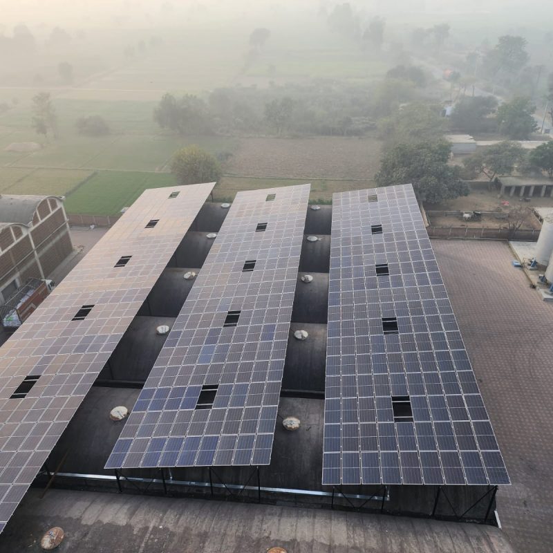 Mashriq feed mill pattoki 706kw ongrid solar system